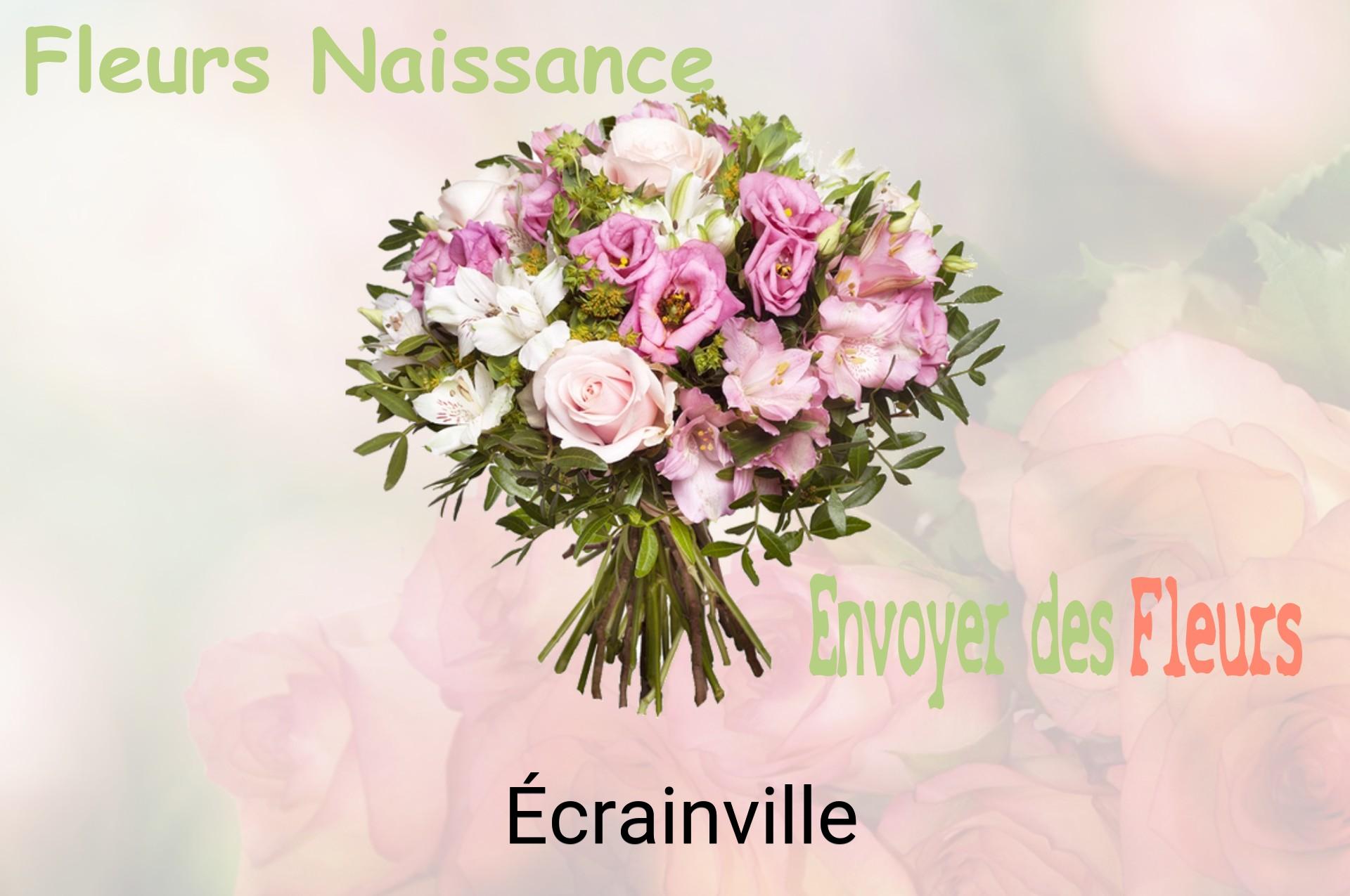 Bouquet de fleurs de naissance livré à Écrainville